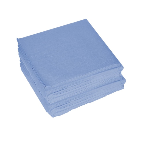 Drape Sheet - 2 Ply Tissue, 40"X 48", Blue, 100/Cs, 100PK